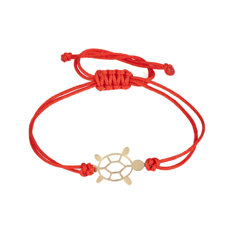 Bratara Kadras pe snur cu pandantiv broasca testoasa