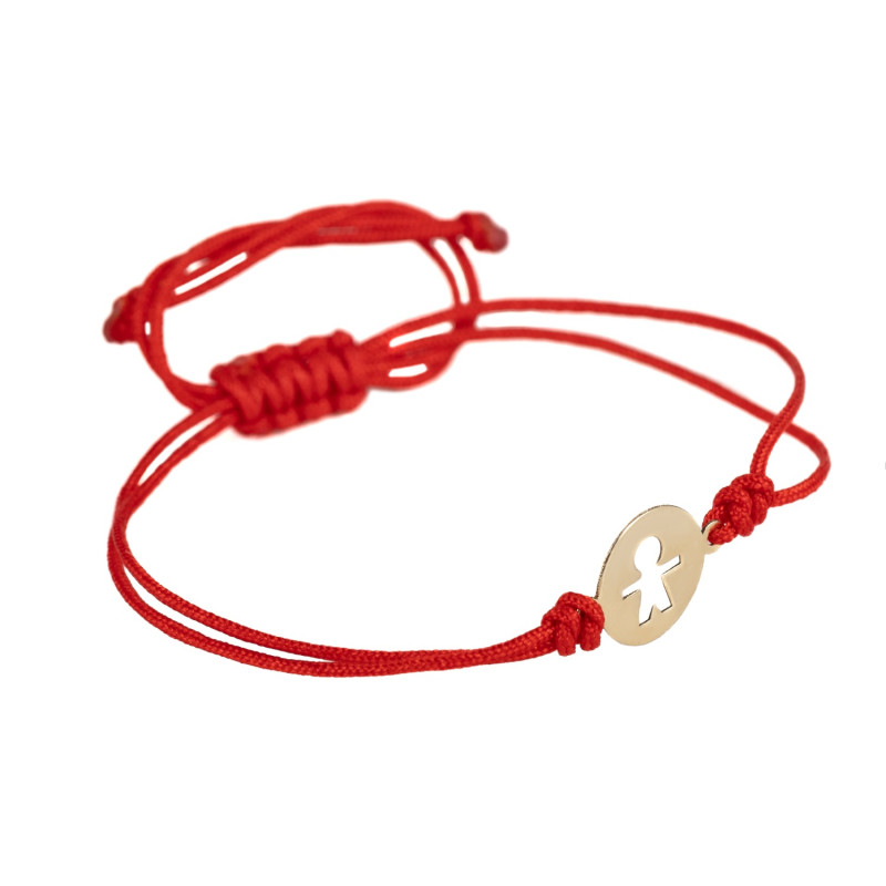 Bratara Kadras snur cu pandantiv aur 14k