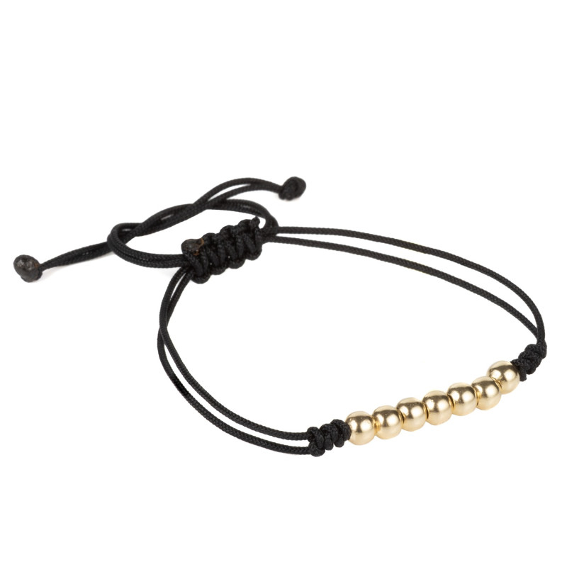 Bratara Kadras snur cu bilute din aur 14 k