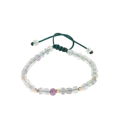 Bratara Kadras snur cu bilute de aur de 14k