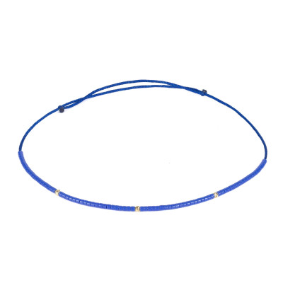 Bratara Kadras cu pietre miyuki si bile din aur 14 k