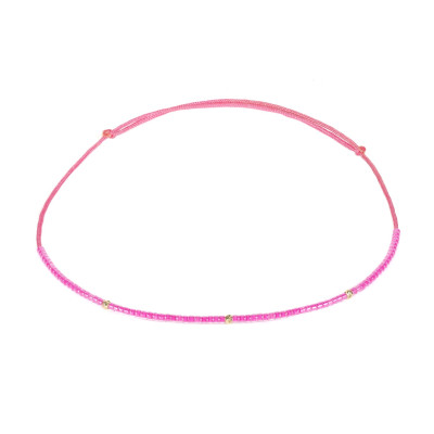 Bratara Kadras snur cu bilute din aur 14k si pietre miyuki