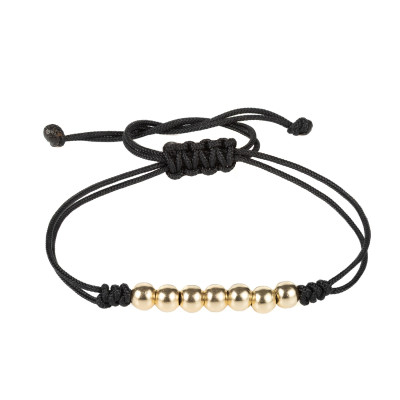 Bratara Kadras snur cu bilute din aur 14 k