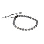 Bratara Kadras snur cu pietre jad si bile din argint 925